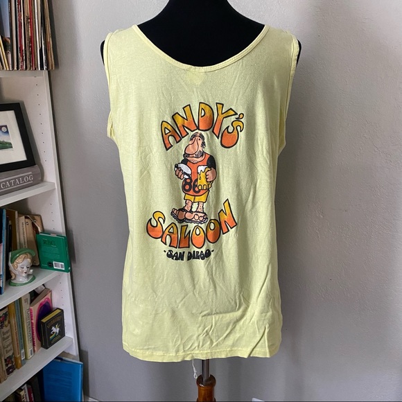 Vintage Men’s Andy’s Saloon / San Diego Tank Top - Picture 6 of 6